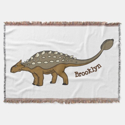 Couverture Illustration de dinosaure blindé Ankylosaurus (Devant)