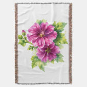 Couverture Illustration de fleur aquarelle violette (devant Vertical)