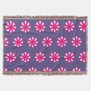 Couverture Illustration de formes florales violettes et roses