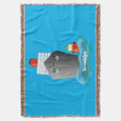 Couverture Illustration de la caricature de remorqueur de paq (devant Vertical)