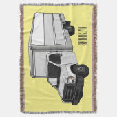 Couverture Illustration de la caricature du camion-boîte (devant Vertical)