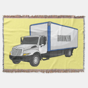 Couverture Illustration de la caricature du camion-boîte