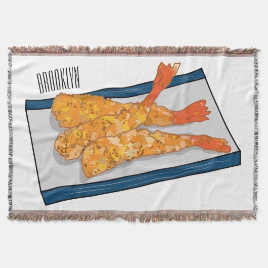 Couverture Illustration de la tempura crevette (Devant)