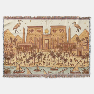 Couverture Illustration de la ville antique égyptienne Boho-T