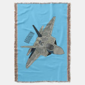 Couverture Illustration de l'avion de chasse (devant Vertical)