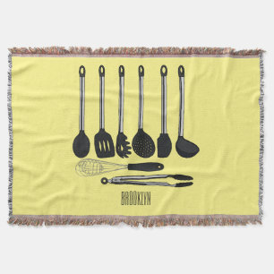 Couverture Illustration de l'ustensile de cuisine