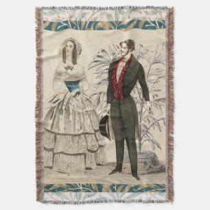 Couverture Illustration de mariage victorien vintage 1844