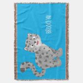 Couverture Illustration de mignon léopard des neiges (devant Vertical)