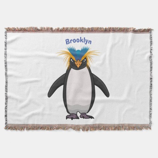 Couverture Illustration de mignon macaroni pingouin (Devant)