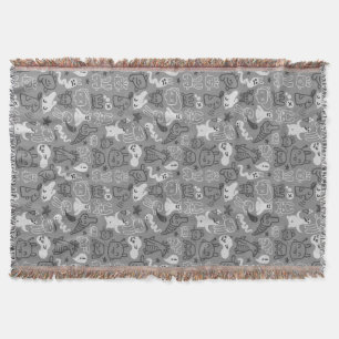 Couverture illustration de motif de griffonnages