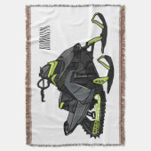 Couverture Illustration de motoneige (devant Vertical)