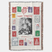 Couverture Illustration de Noël par timbre rétro (devant Vertical)