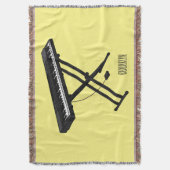 Couverture Illustration de piano clavier (devant Vertical)