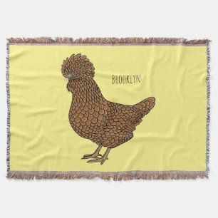 Couverture Illustration de poulet à la polis chamois