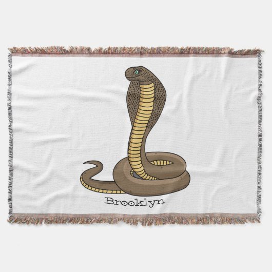 Couverture Illustration de serpent à cobra Brown (Devant)