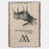 Couverture Illustration d'orignal rustique noir - Personnalis (devant Vertical)