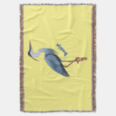 Couverture Illustration du grand héron bleu (devant Vertical)