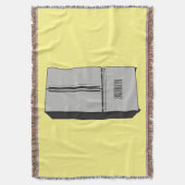 Couverture Illustration du réfrigérateur de porte française (devant Vertical)