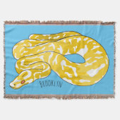 Couverture Illustration du serpent python birman (Devant)