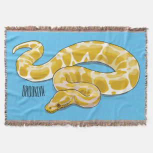 Couverture Illustration du serpent python birman