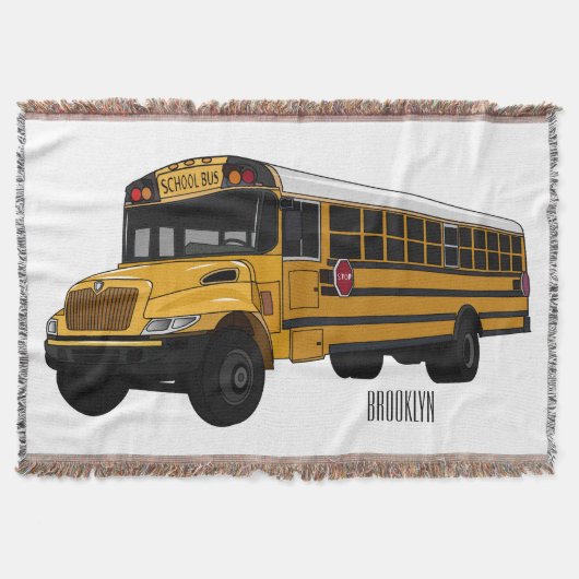 Couverture Illustration d'un autobus scolaire (Devant)