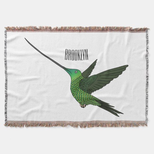 Couverture Illustration d'un colibri à bec épée (Devant)