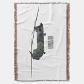 Couverture Illustration d'un hélicoptère de l'armée de Chinoo (devant Vertical)