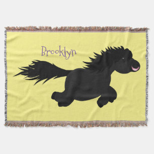 Couverture Illustration d'un poney de Shetland mignon