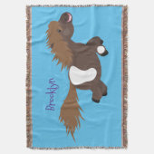 Couverture Illustration d'un poney de Shetland mignon (devant Vertical)