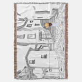 Couverture Illustration minimaliste de rue européenne (devant Vertical)