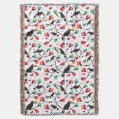 Couverture illustration tropicale d'oiseau mignon de toucan (devant Vertical)