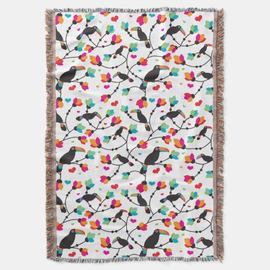 Couverture illustration tropicale d'oiseau mignon de toucan (devant Vertical)