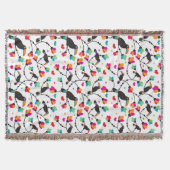 Couverture illustration tropicale d'oiseau mignon de toucan (Devant)