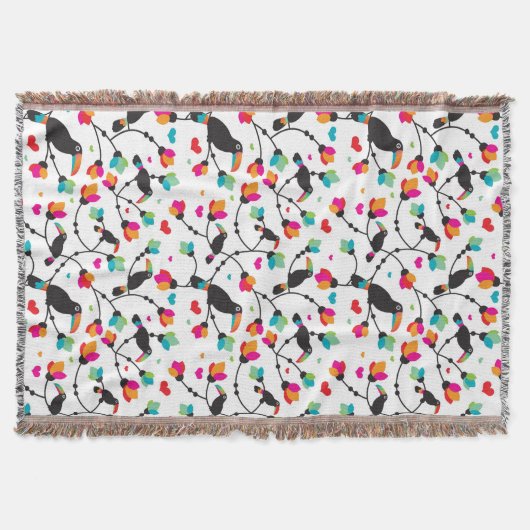 Couverture illustration tropicale d'oiseau mignon de toucan (Devant)