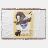 Couverture "I'M AN ALIEN" Halloween Throw Blanket (Devant)
