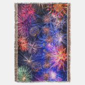 Couverture Image Fireworks pour Throw Blanket (devant Vertical)