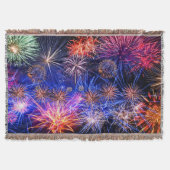 Couverture Image Fireworks pour Throw Blanket (Devant)