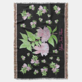 Couverture image florale des groupes de fleurs assez roses (devant Vertical)