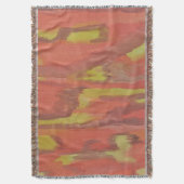 Couverture Impression Abstraite orange (devant Vertical)