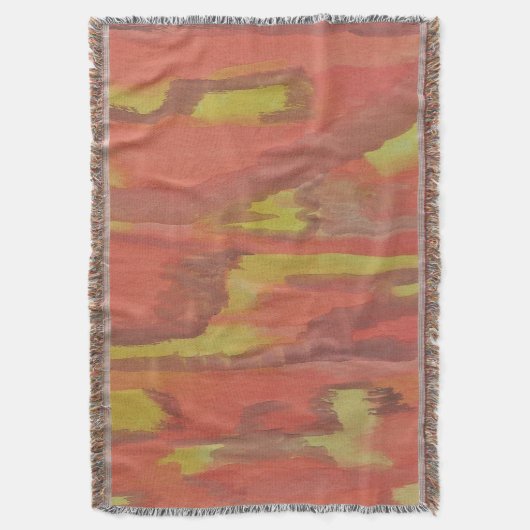 Couverture Impression Abstraite orange (devant Vertical)