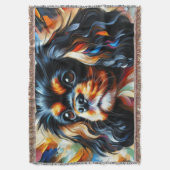 Couverture Impression acrylique de chien Cavalier King Charle (devant Vertical)