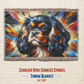 Couverture Impression acrylique de chien Cavalier King Charle