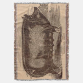 Couverture Impression de porc du 19e siècle Berkshire semé no (devant Vertical)