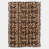 Couverture Impression de tigre Abstraite (devant Vertical)