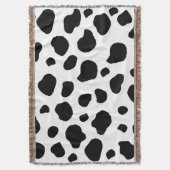 Couverture Impression De Vache, Motif De Vache, Spots De Vach (devant Vertical)