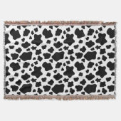 Couverture Impression de vache noir et blanc (Devant)