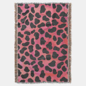 Couverture Impression noire et rouge dalmate (devant Vertical)