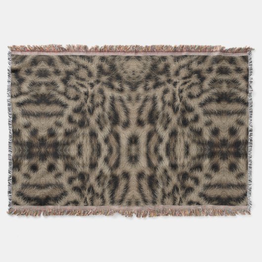 Couverture Imprimé animalier tendance exotique léopard des ne (Devant)