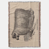 Couverture Imprimé au 19e siècle année Cotswold brebis (devant Vertical)