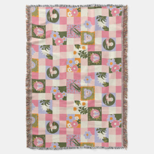 Couverture Imprimé Fleur Jungle Groovy